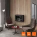 Биокамин SteelHeat WALL ONE 800 LITE черный