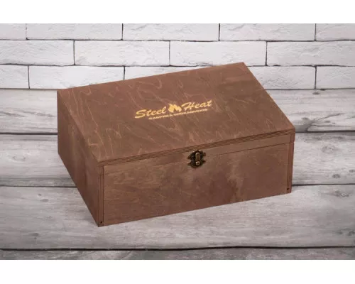 Подарочный набор SteelHeat PREMIUM BOX ZEVS + деревянная коробка + стартовый комплект Подарочный набор SteelHeat PREMIUM BOX ZEVS + деревянная коробка + стартовый комплект