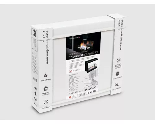 Встроенный биокамин Lux Fire Торцевой 755 М Встроенный биокамин Lux Fire Торцевой 755 М